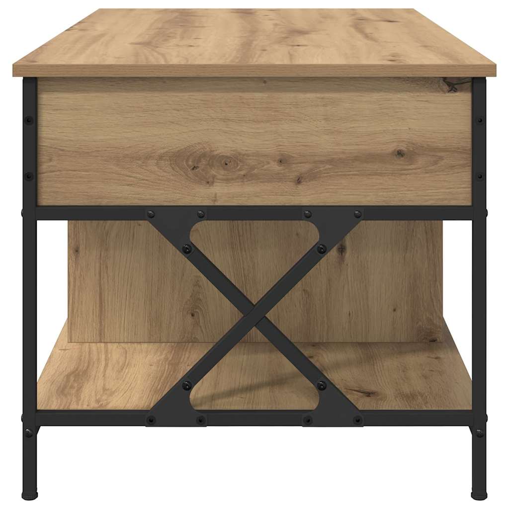 Coffee Table Artisan Oak 100 x 55 x 48.5 cm Engineered Wood