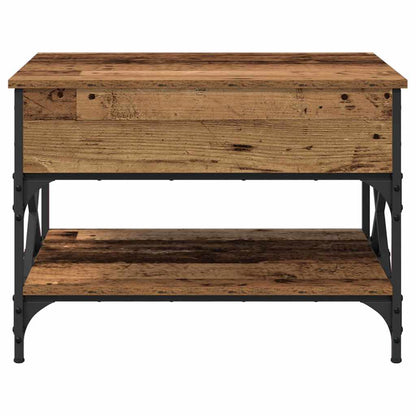 Coffee Table Old Wood 70 x 50 x 50 cm Engineered Wood