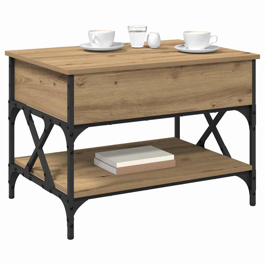 Coffee Table Artisan Oak 70x50x50cm Engineered Wood