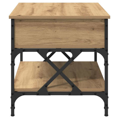 Coffee Table Artisan Oak 70 x 50 x 50 cm Engineered Wood