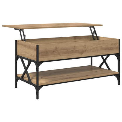 Coffee Table Artisan Oak 100 x 50 x 50 cm Engineered Wood