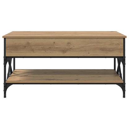Coffee Table Artisan Oak 100 x 50 x 50 cm Engineered Wood