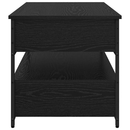 Coffee Table Black Oak 85 x 50 x 50 cm Engineered Wood