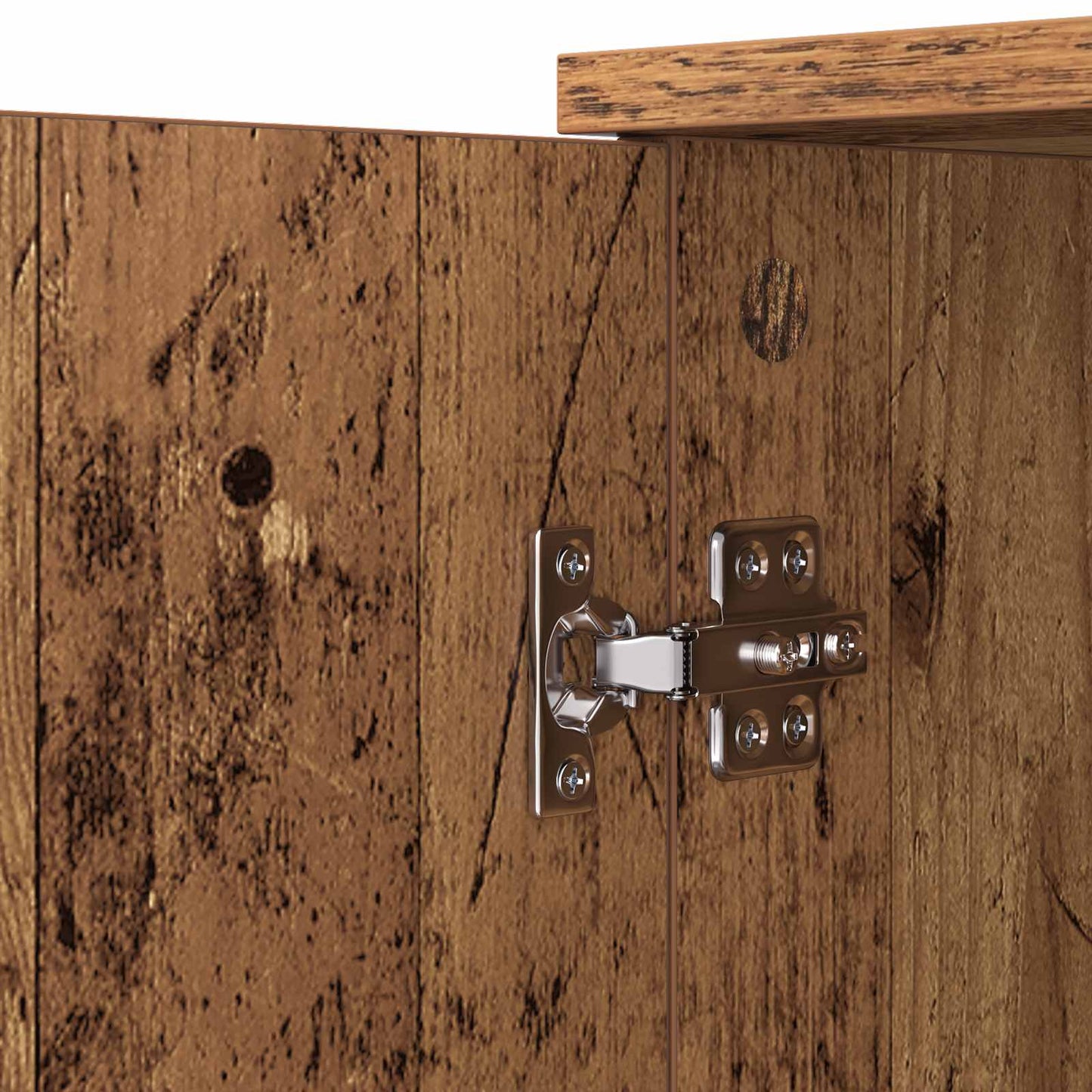 Sideboard with Drawer Old Wood 59 x 39 x 80 cm Engineered Wood