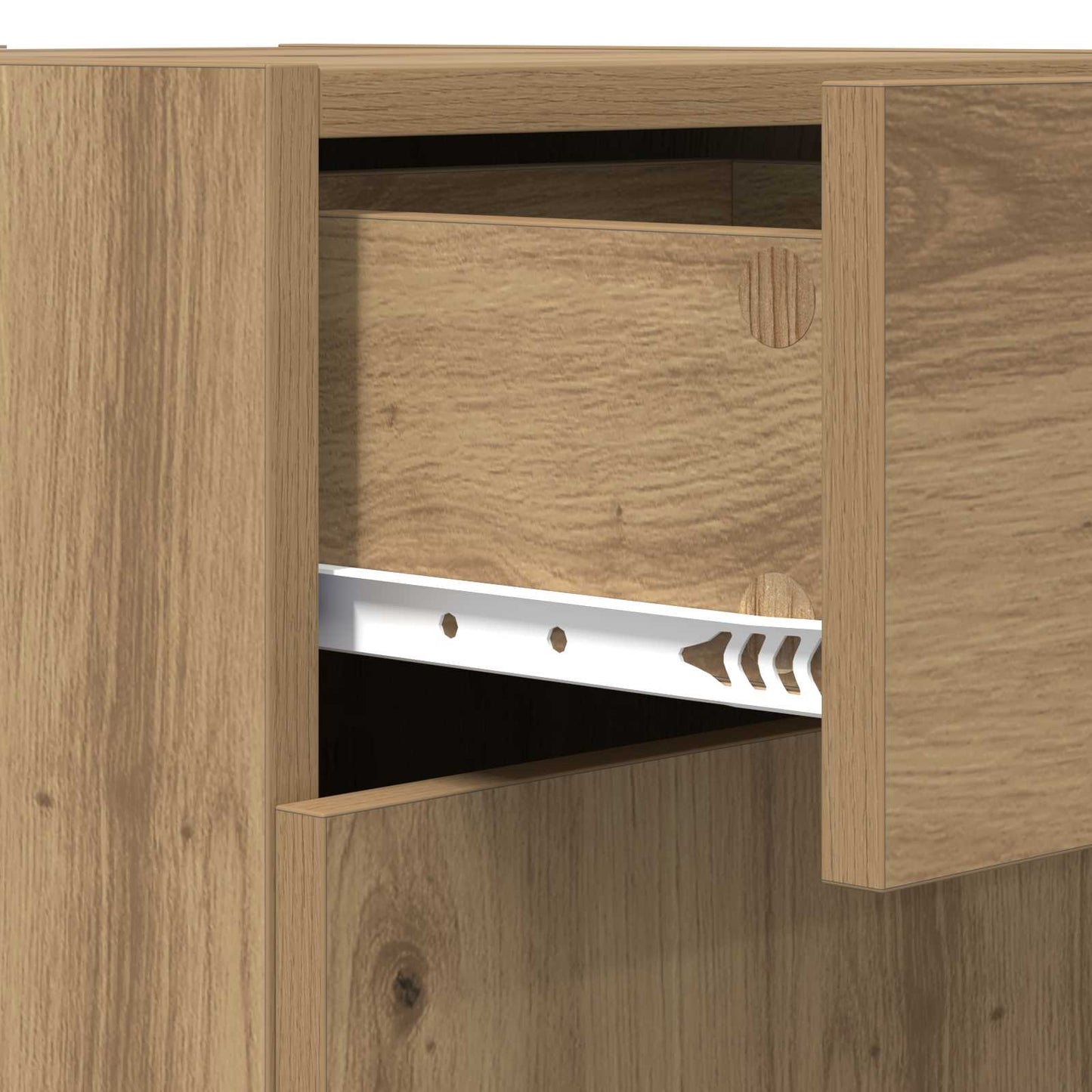 Storage Cabinet Artisan Oak 40 x 42.5 x 93 cm Engineered Wood