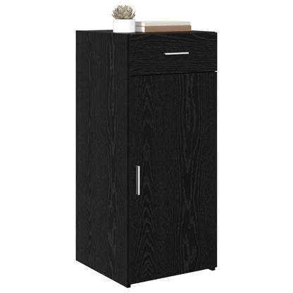Storage Cabinet Black Oak 40 x 42.5 x 93 cm Engineered Wood