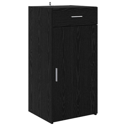 Sideboard Black oak 45 x 42.5 x 93 cm Engineered wood