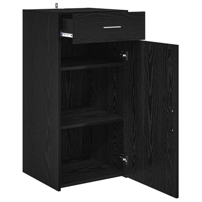 Sideboard Black oak 45 x 42.5 x 93 cm Engineered wood
