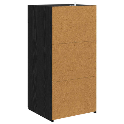 Sideboard Black oak 45 x 42.5 x 93 cm Engineered wood
