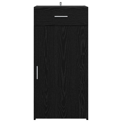 Sideboard Black oak 45 x 42.5 x 93 cm Engineered wood