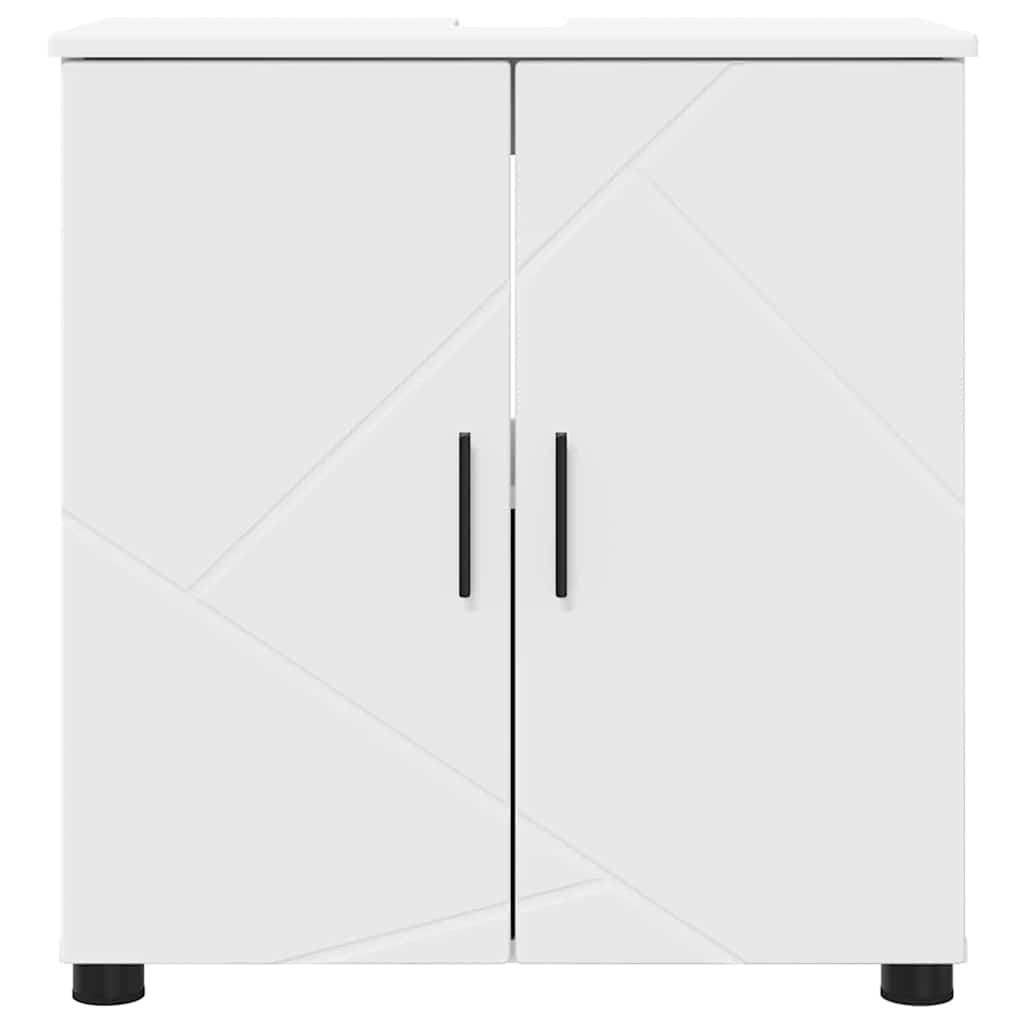 Bathroom Cabinet White 61 x 35 x 64 cm Engineered wood & Metal