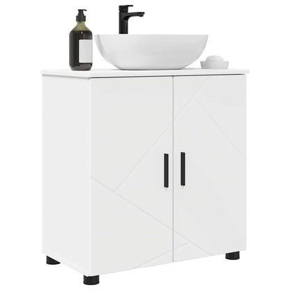 Bathroom Cabinet White 61 x 35 x 64 cm Engineered wood & Metal