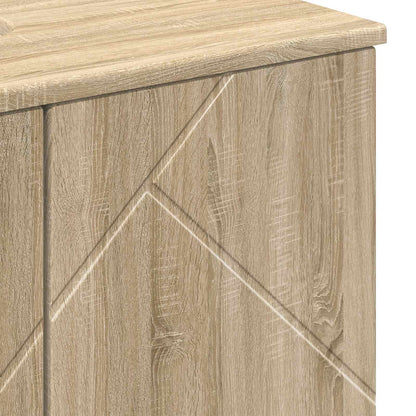 Bathroom Cabinet with Storage Sonoma Oak 61 x 35 x 64 cm