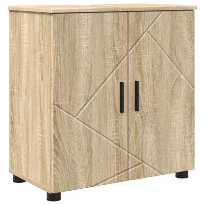 Bathroom Cabinet with Storage Sonoma Oak 61 x 35 x 64 cm