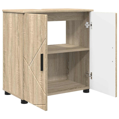 Bathroom Cabinet with Storage Sonoma Oak 61 x 35 x 64 cm