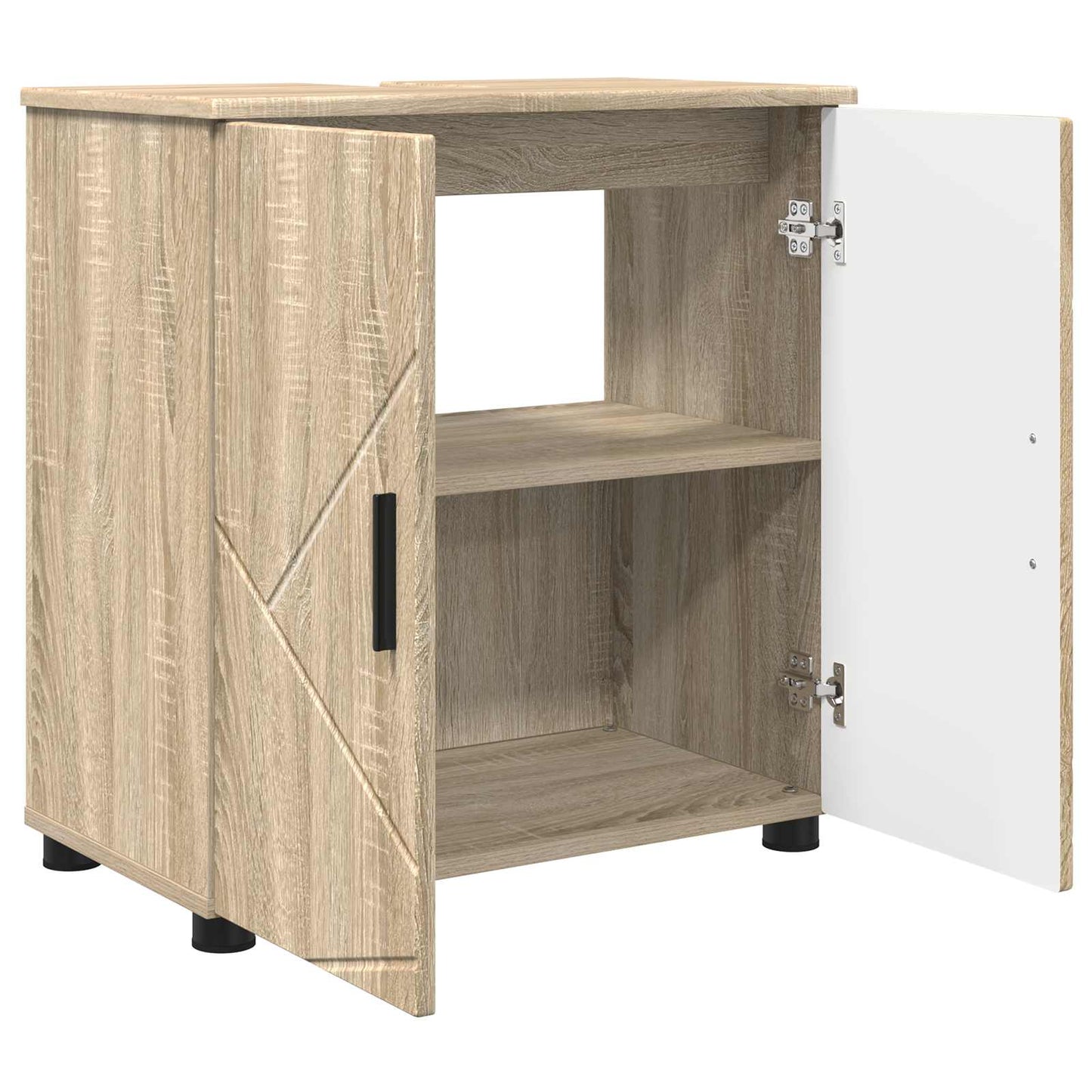 Bathroom Cabinet Sonoma Oak 61 x 35 x 64 cm