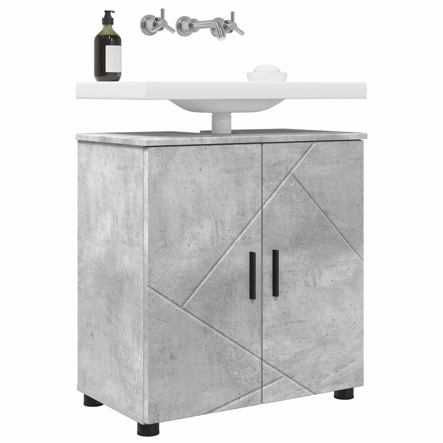 Bathroom Cabinet Concrete Grey 61 x 35 x 64 cm