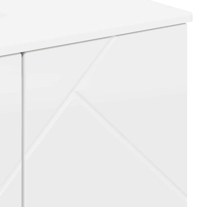 Bathroom Cabinet High Gloss White 61 x 35 x 64 cm