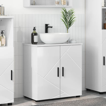 Bathroom Cabinet High Gloss White 61 x 35 x 64 cm