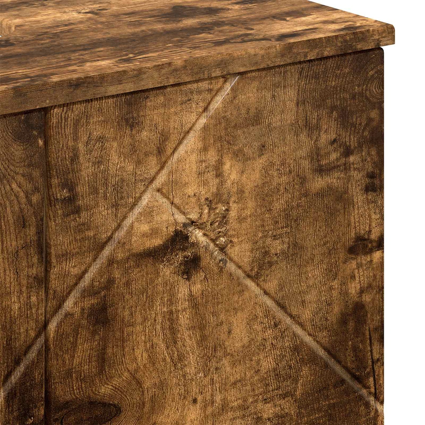 Bathroom Cabinet with Storage Smoked Oak 61 x 35 x 64 cm