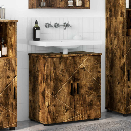 Bathroom Cabinet Smoked Oak 61 x 35 x 64 cm