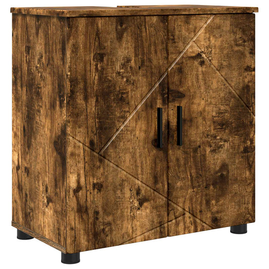 Bathroom Cabinet Smoked Oak 61 x 35 x 64 cm