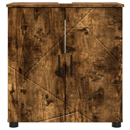 Bathroom Cabinet Smoked Oak 61 x 35 x 64 cm