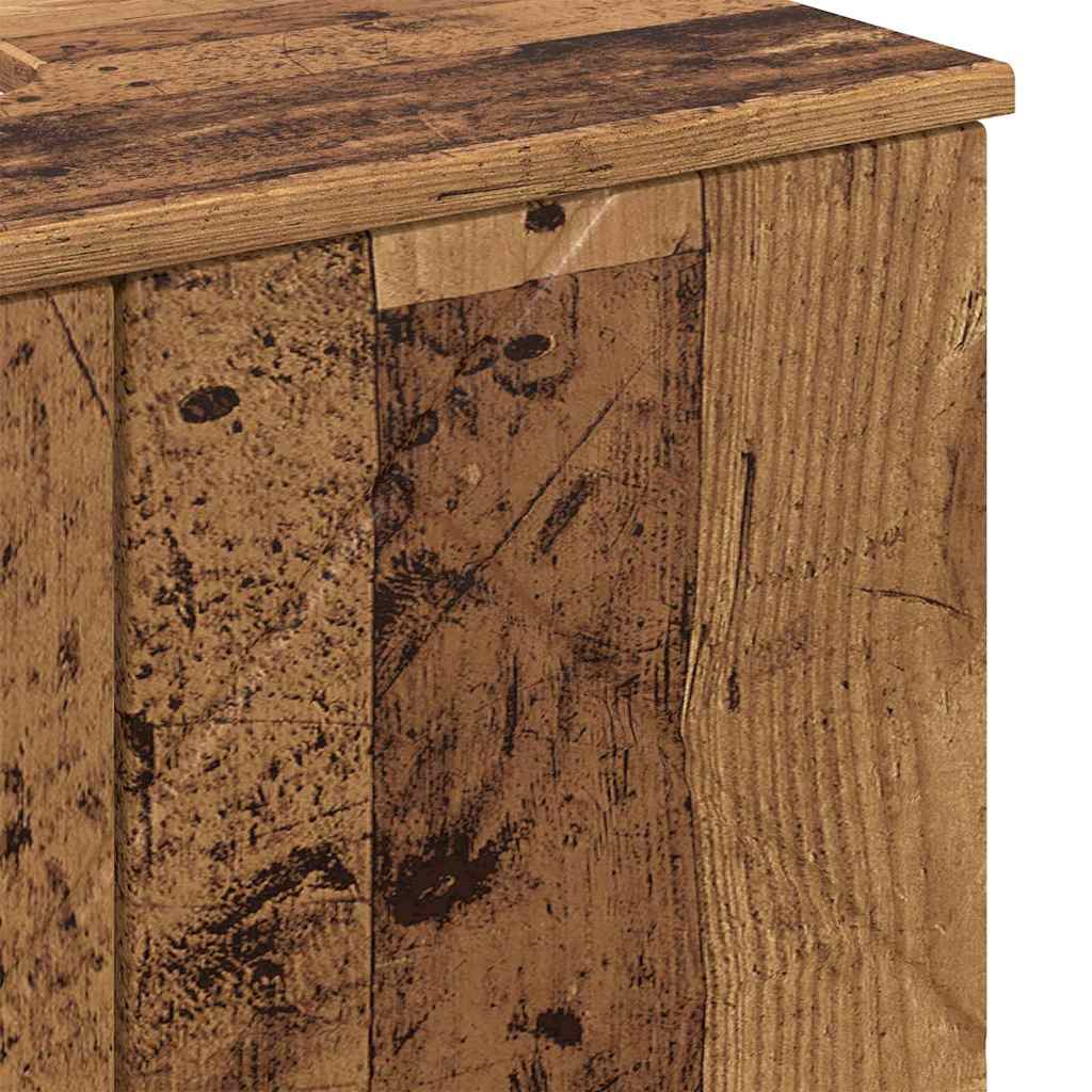 Bathroom Cabinet with Storage Old Wood 61 x 35 x 64 cm