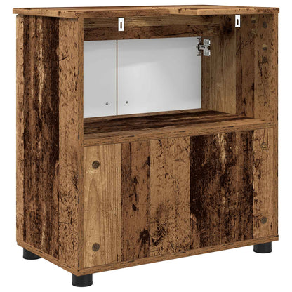 Bathroom Cabinet Old Wood 61 x 35 x 64 cm