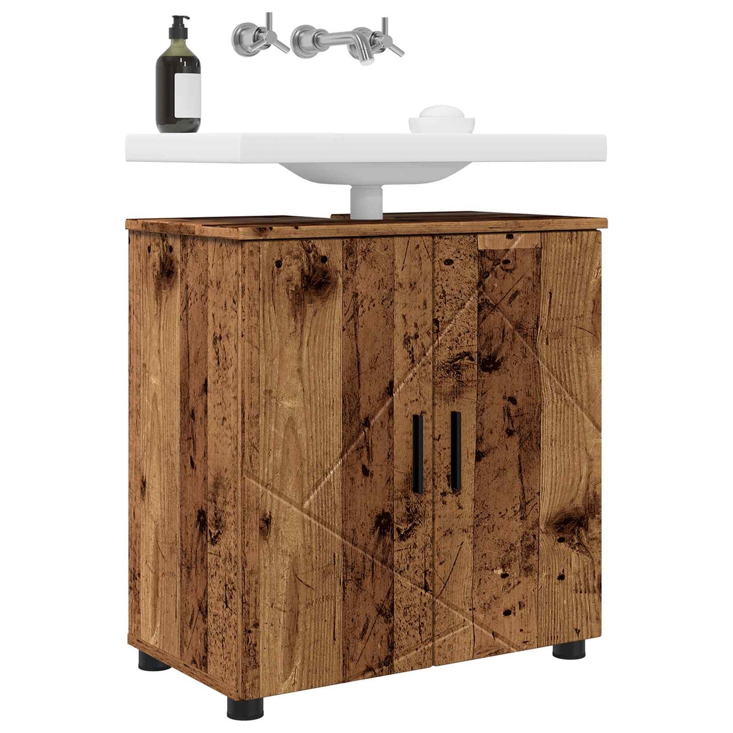 Bathroom Cabinet with Storage Old Wood 61 x 35 x 64 cm