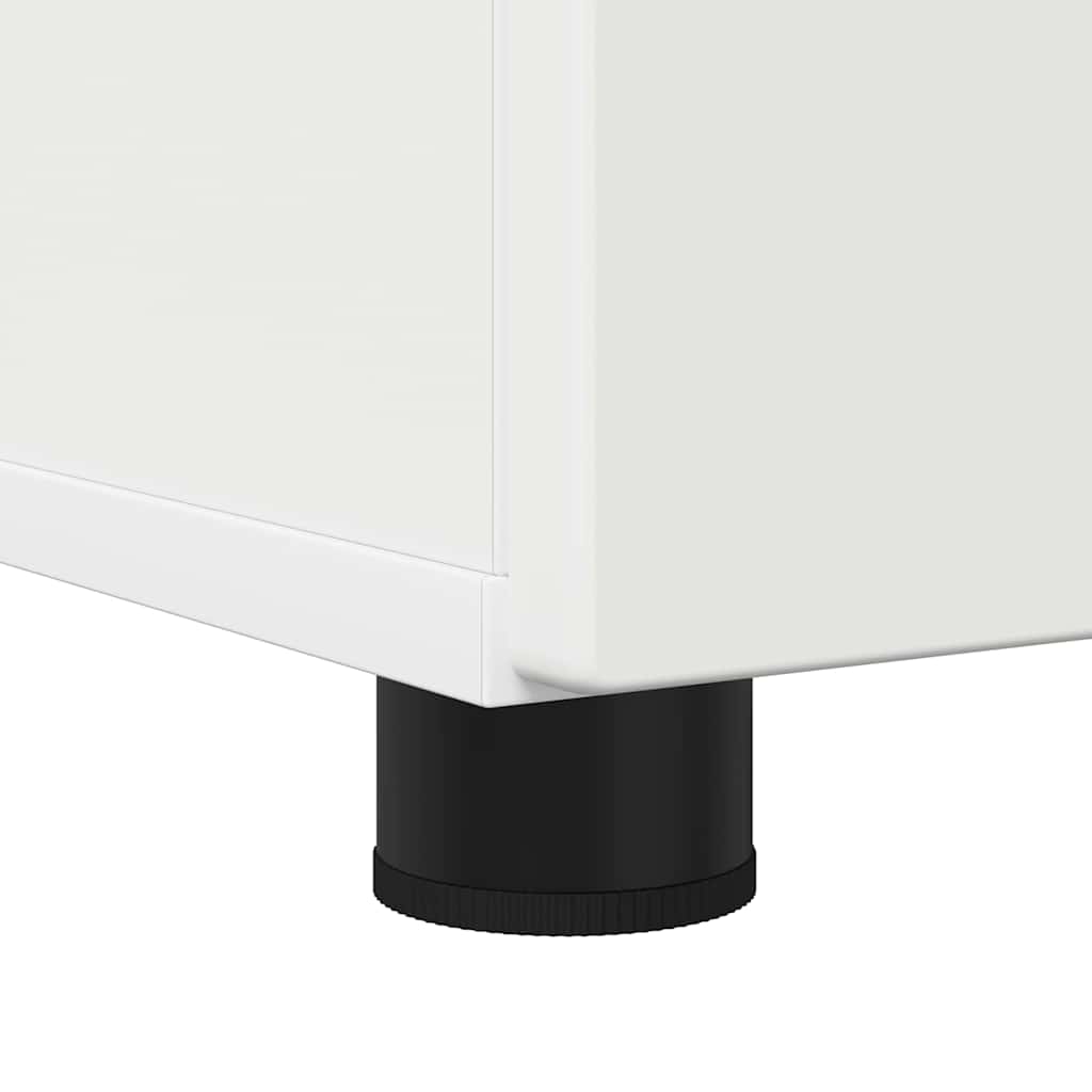 Bathroom Cabinet with Drawer with Door White 76.5 x 35 x 64 cm