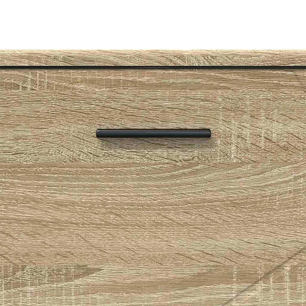 Bathroom Cabinet with Drawer Sonoma Oak 76.5 x 35 x 64 cm