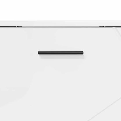 Bathroom Cabinet with Drawer High Gloss White 76.5 x 35 x 64 cm
