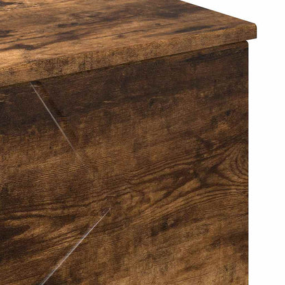 Bathroom Cabinet with Drawer Smoked Oak 76.5 x 35 x 64 cm