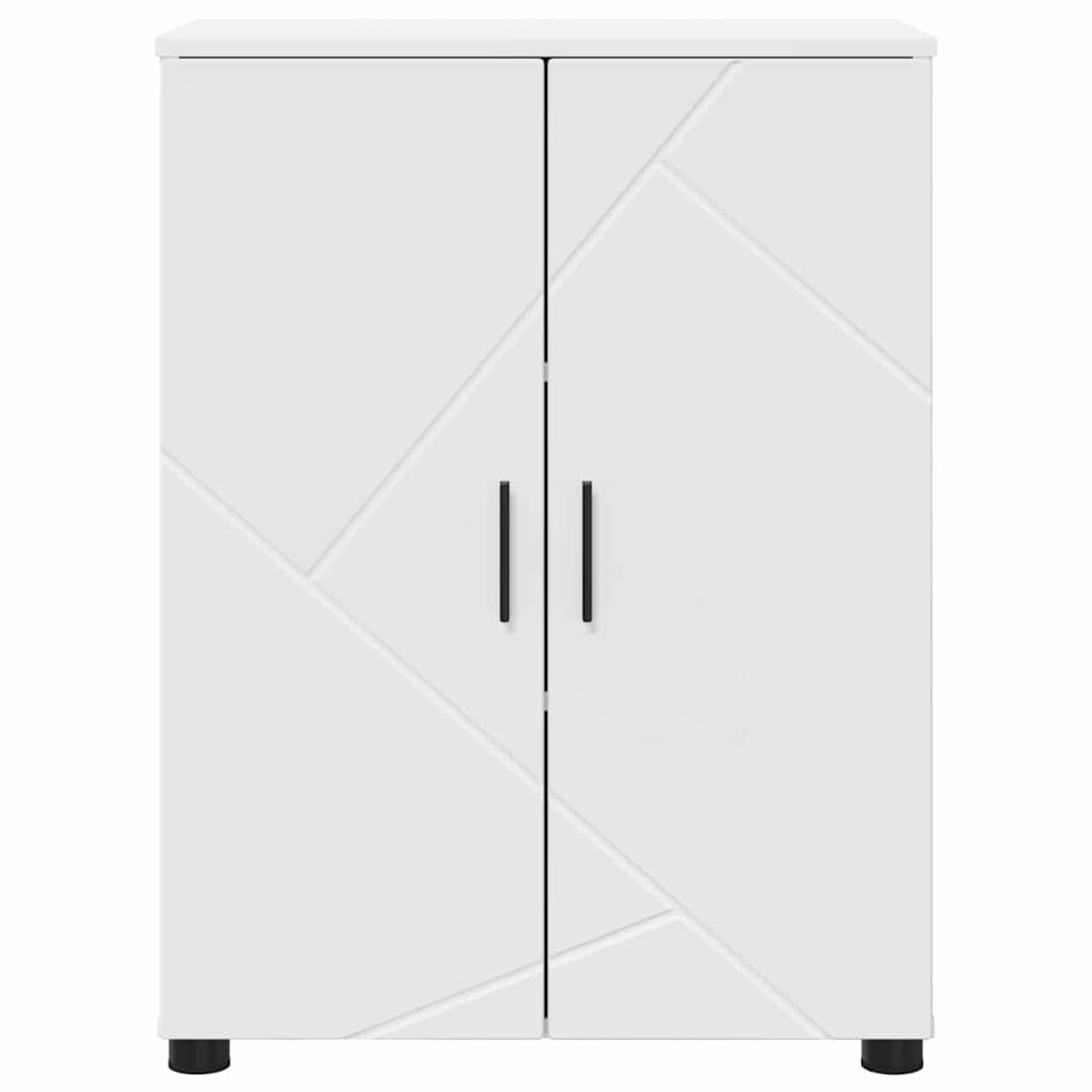Bathroom Cabinet White 60 x 35 x 80 cm Engineered wood & Metal