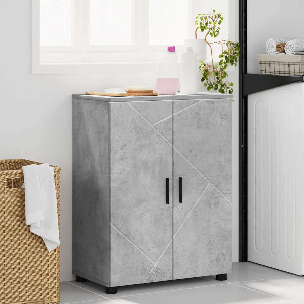 Bathroom Cabinet Concrete Grey 60 x 35 x 80 cm