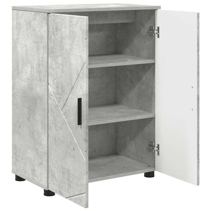 Bathroom Cabinet Concrete Grey 60 x 35 x 80 cm