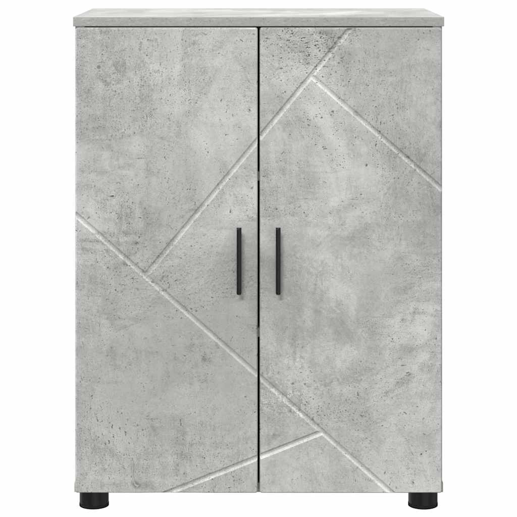 Bathroom Cabinet Concrete Grey 60 x 35 x 80 cm