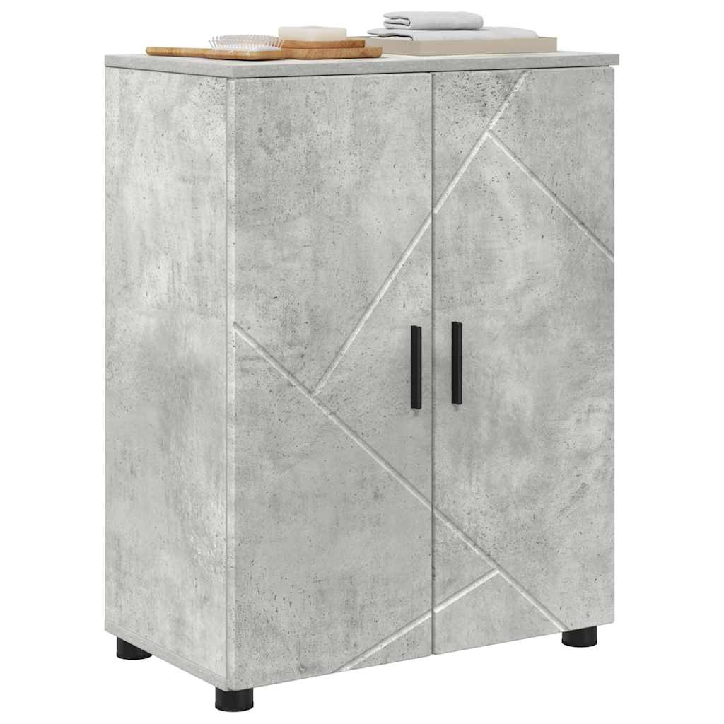 Bathroom Cabinet Concrete Grey 60 x 35 x 80 cm