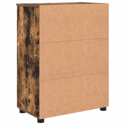 Bathroom Cabinet Smoked Oak 60 x 35 x 80 cm