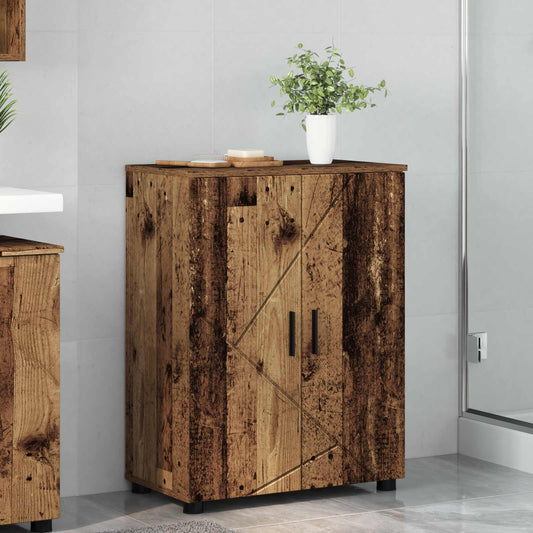 Bathroom Cabinet Old Wood 60 x 35 x 80 cm