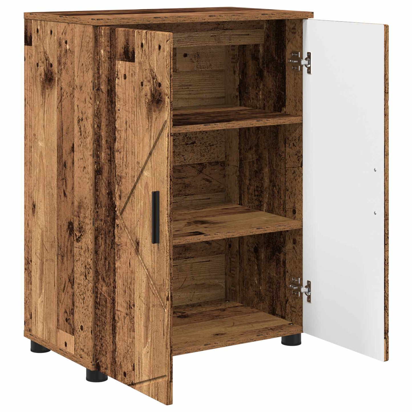 Bathroom Cabinet Old Wood 60 x 35 x 80 cm