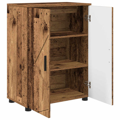 Bathroom Cabinet Old Wood 60 x 35 x 80 cm