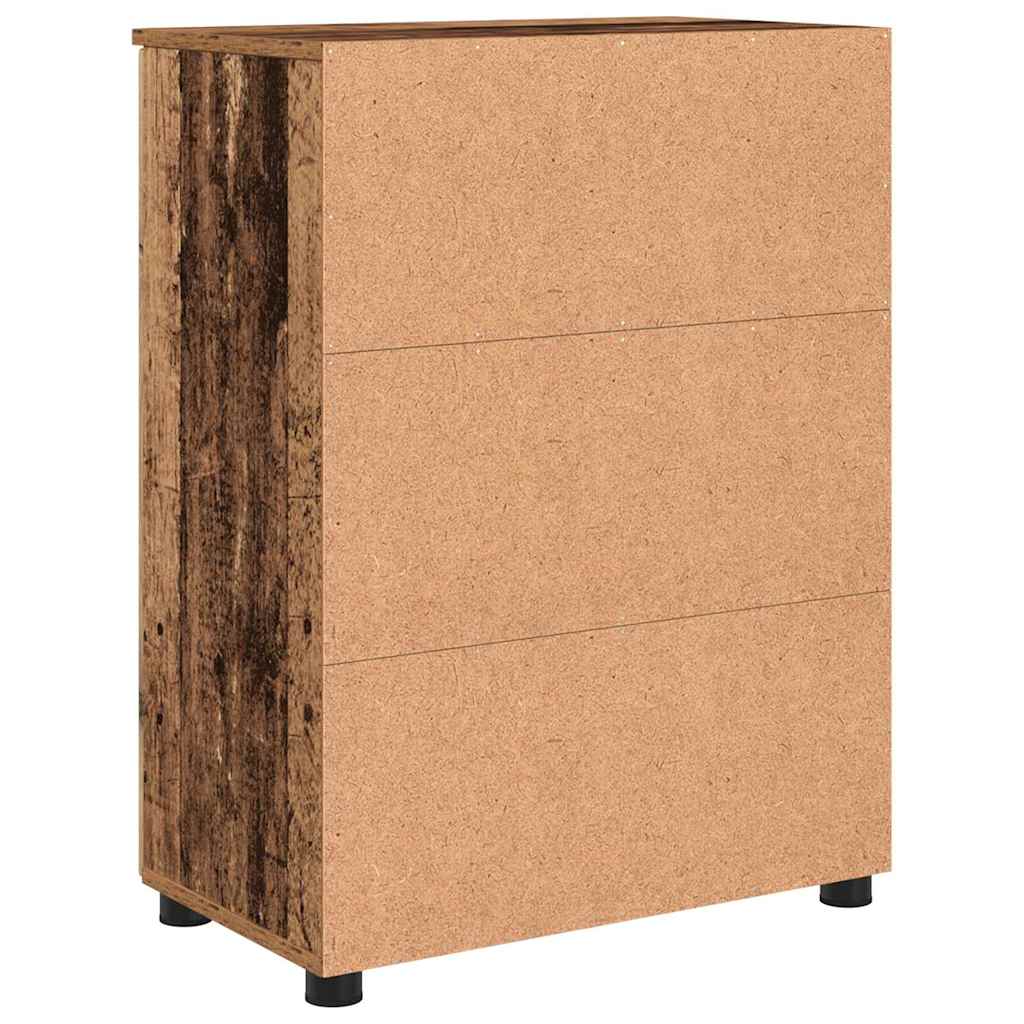 Bathroom Cabinet with Storage Old Wood 60 x 35 x 80 cm