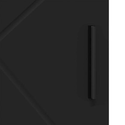 Bathroom Cabinet Black 30 x 35 x 95 cm Engineered wood & Metal
