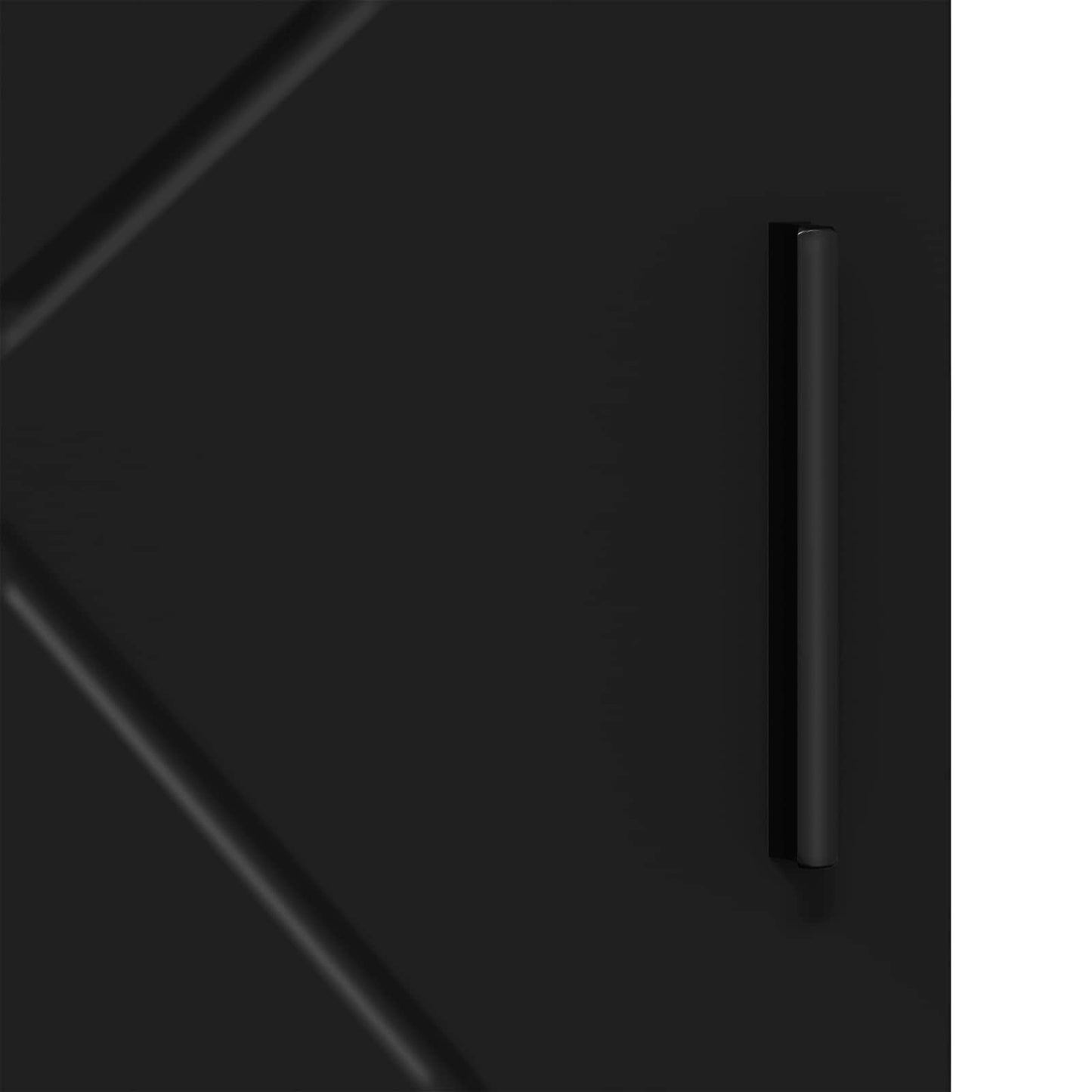 Bathroom Cabinet Black 30 x 35 x 95 cm Engineered wood & Metal