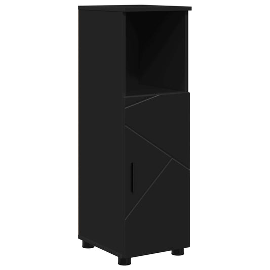 Bathroom Cabinet Black 30 x 35 x 95 cm Engineered wood, Metal