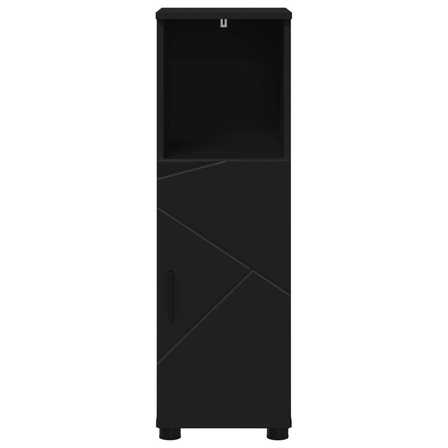 Bathroom Cabinet Black 30 x 35 x 95 cm Engineered wood & Metal