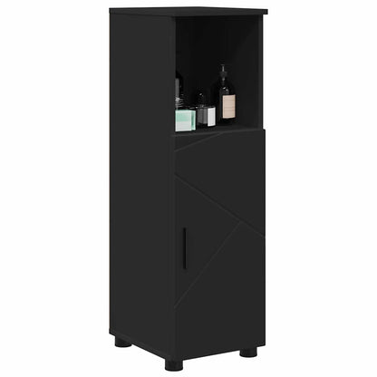Bathroom Cabinet Black 30 x 35 x 95 cm Engineered wood & Metal