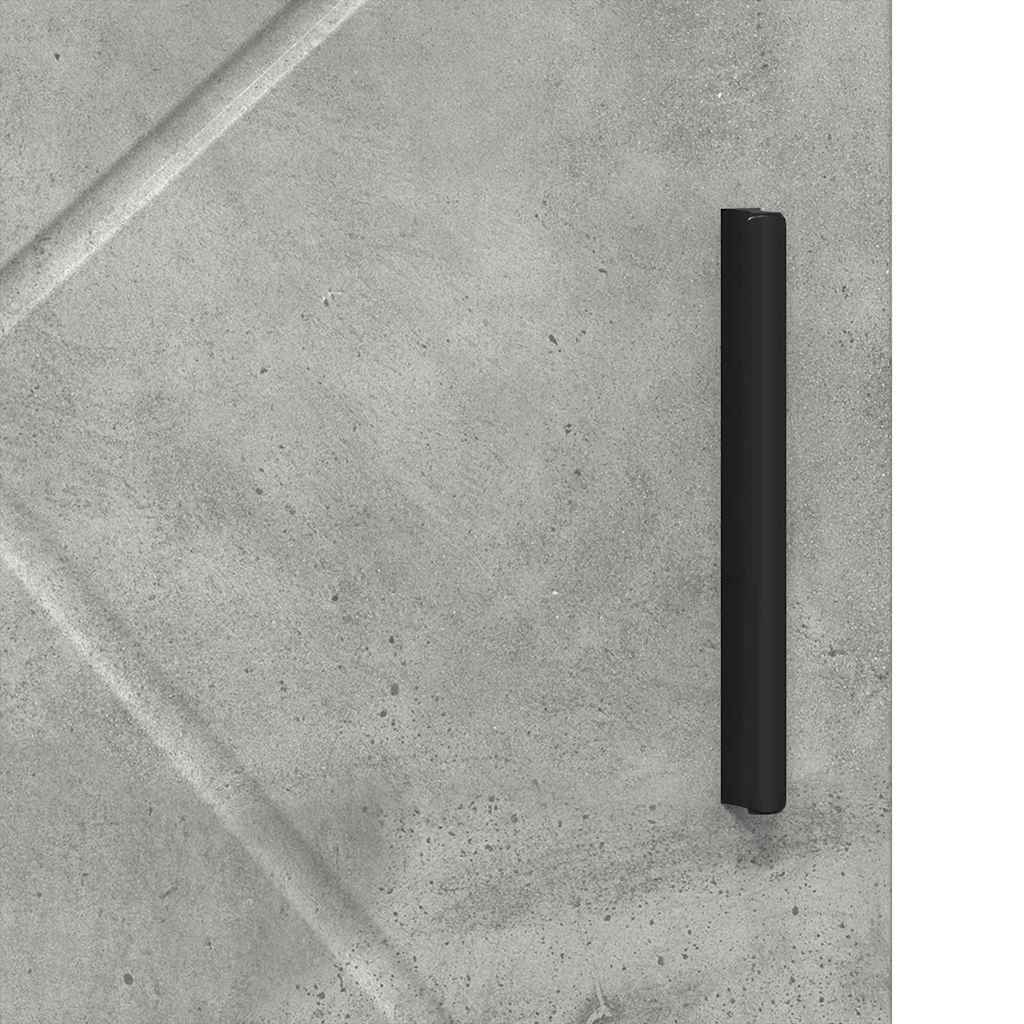 Bathroom Cabinet with Storage Concrete Grey 30 x 35 x 95 cm